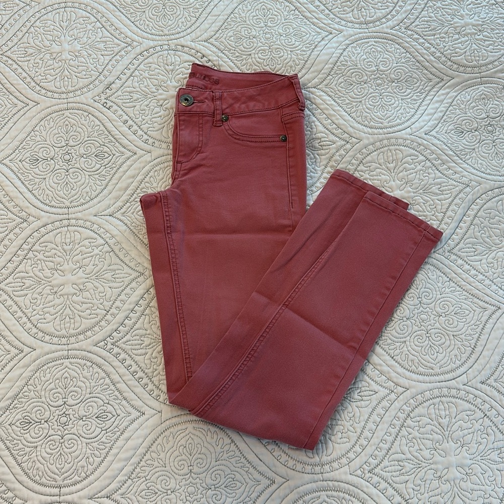 Maurice's dusty rose skinny jeans size XS